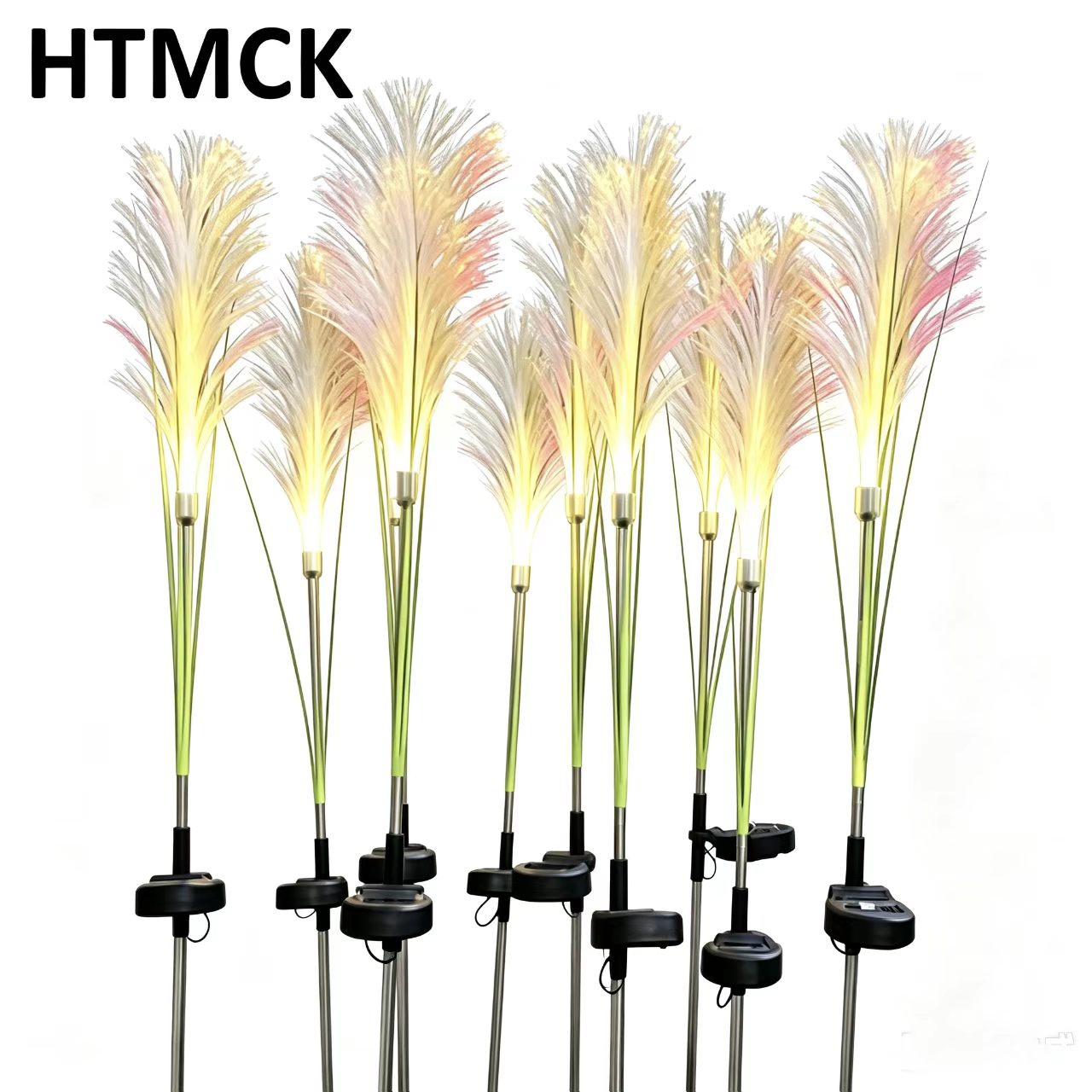 Outdoor Power For Christmas Lights - HTMCK LED Solar-Gartenlampe, wasserdichte Außenleuchte für