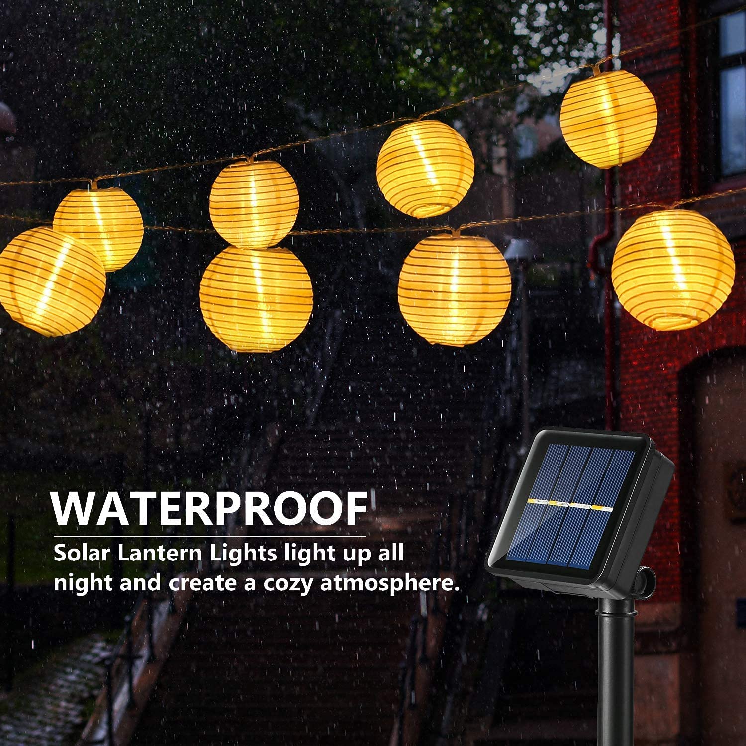 Wasserdichte Laterne, Solar-Li – Outdoor Power For Christmas Lights Bewertung und Preis