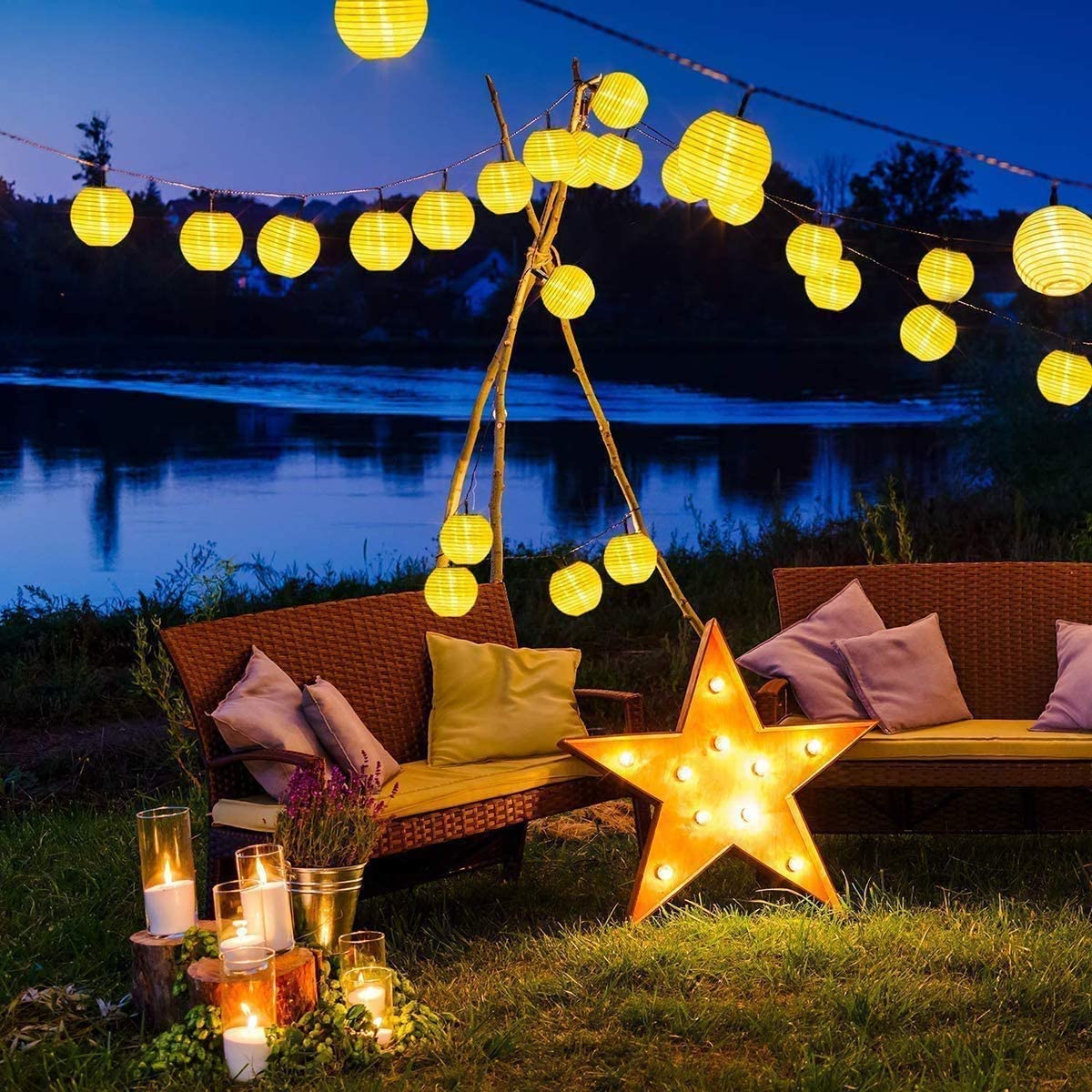 Wasserdichte Laterne, Solar-Li – Outdoor Power For Christmas Lights Bewertung und Preis