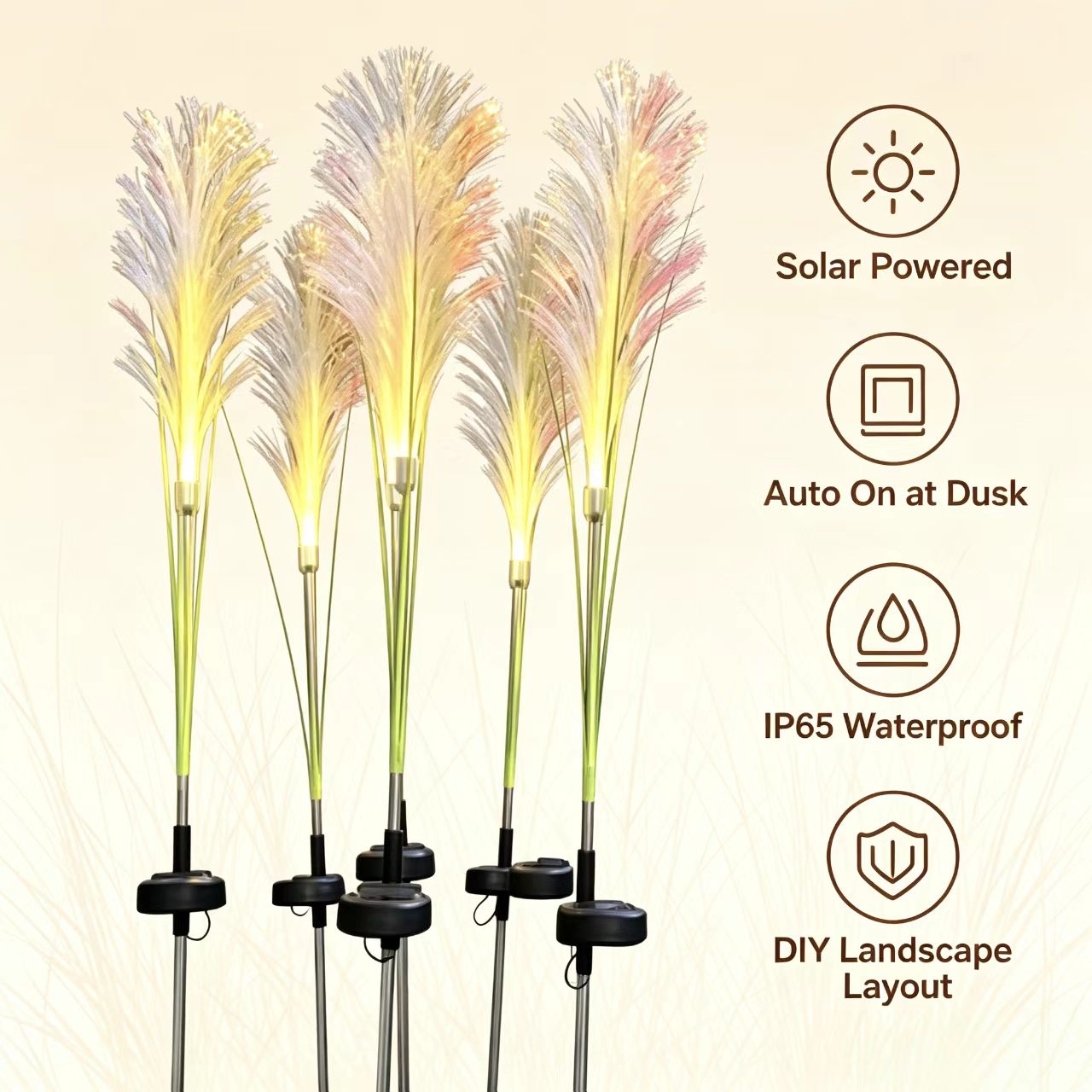 HTMCK LED Solar-Gartenlampe, w – Outdoor Power For Christmas Lights Bewertung und Preis