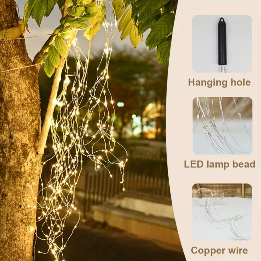 3M600LED Solarbetriebene Weide – Outdoor Power For Christmas Lights Bewertung und Preis