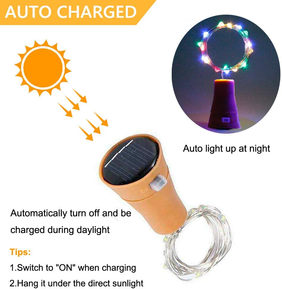 Solar Wein Flasche Led String  – Outdoor Power For Christmas Lights Bewertung und Preis