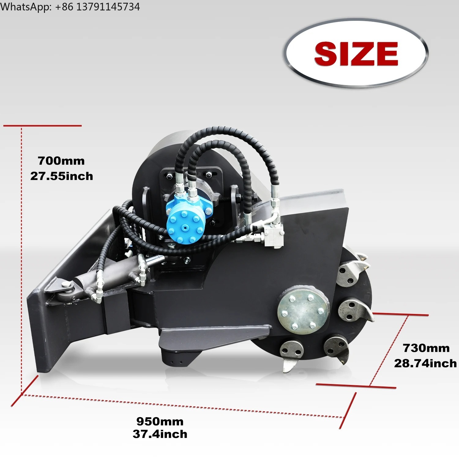 Der Baumstumpffräsen-Aufsatz i – Stump Grinder Attachment Bewertung und Preis