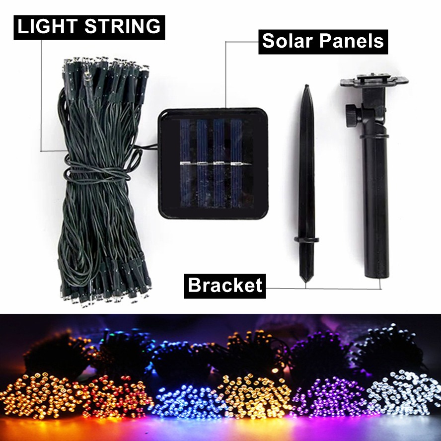 32 m 22 m 8 Modi LED Solar Lic – Outdoor Power For Christmas Lights Bewertung und Preis